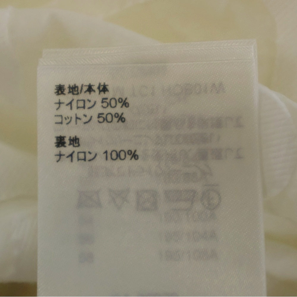 LOUIS VUITTON(ルイヴィトン) 23SS ナイロン コットン ロゴ総柄 パッカブル ライト ジップアップ フーデッドジャケット パーカー ホワイト RM231M TC1 HOB01W