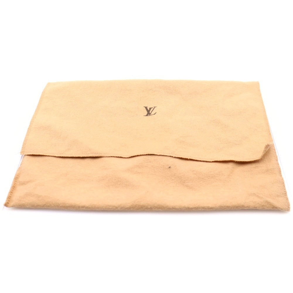LOUIS VUITTON(ルイヴィトン) モノグラム ダヌーブ レザーショルダーバッグ ブラウン ゴールド金具 M45266