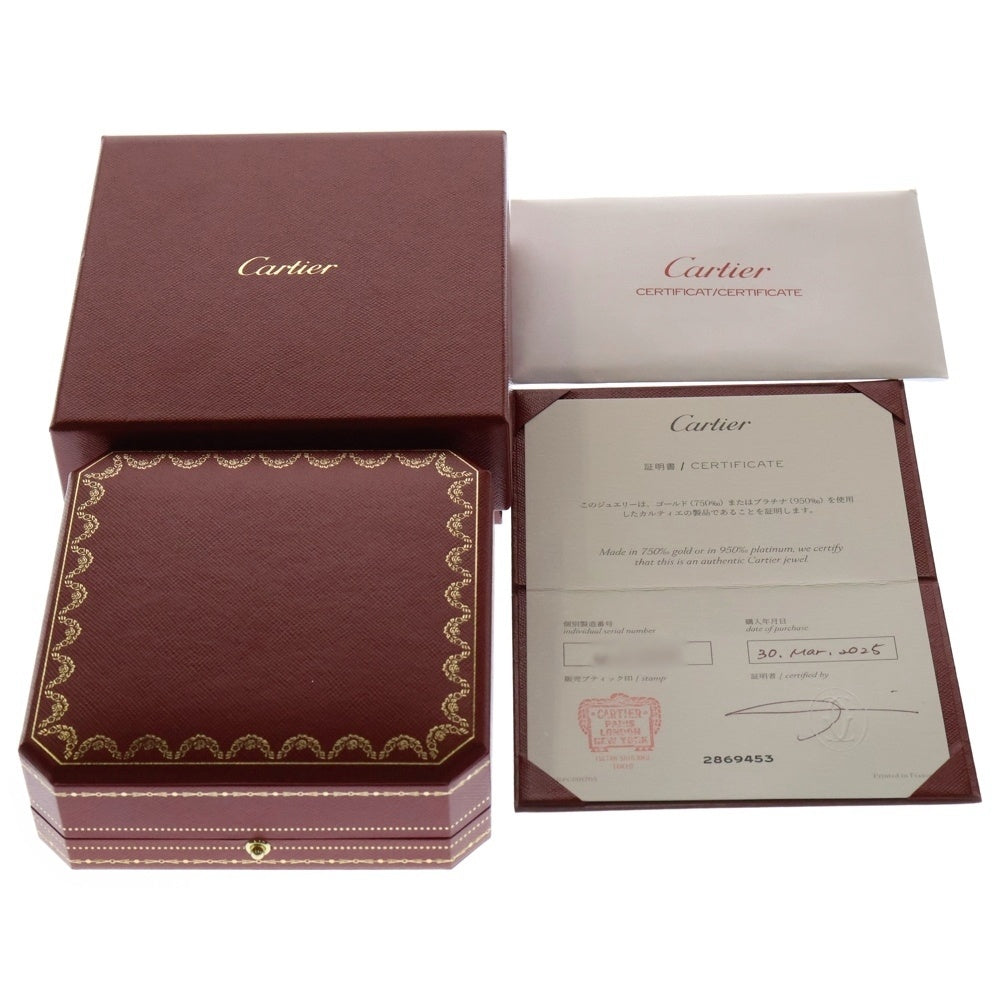 Cartier(カルティエ) JUSTE UN CLOU ジュストアンクル Au750YG ダイヤ付チェーンネックレス ペンダント ゴールド レディース
