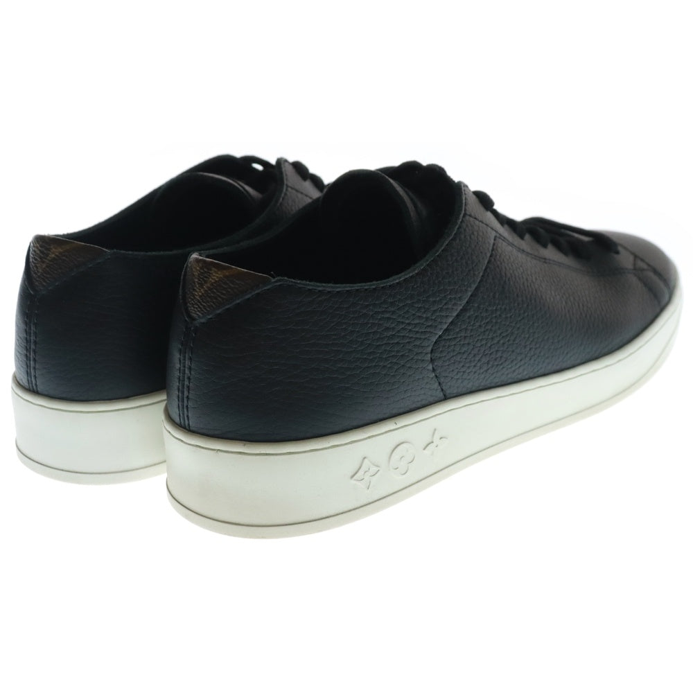 LOUIS VUITTON(ルイヴィトン) LVリゾート モノグラム切替 レザーローカットスニーカー ブラック×ホワイト MS0292 US8.5/26.5cm