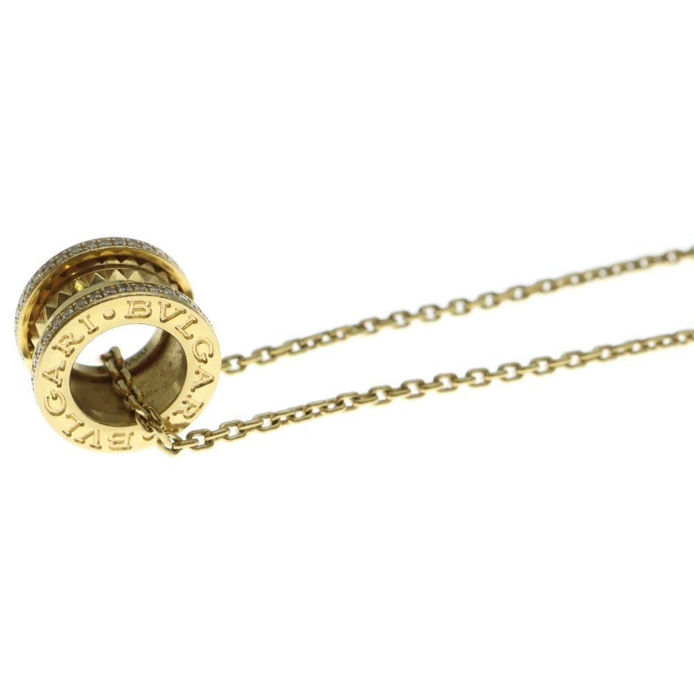 BVLGARI(ブルガリ) ビーゼロワン ロック ダイヤモンド ネックレス イエローゴールド YG Au750 ジュエリー