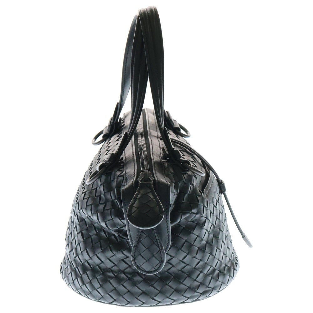 BOTTEGA VENETA(ボッテガヴェネタ) イントレチャート タンブーラ 2WAYバッグ ハンドバッグ ショルダーバッグ ブラック ブラック金具 レザー 535263