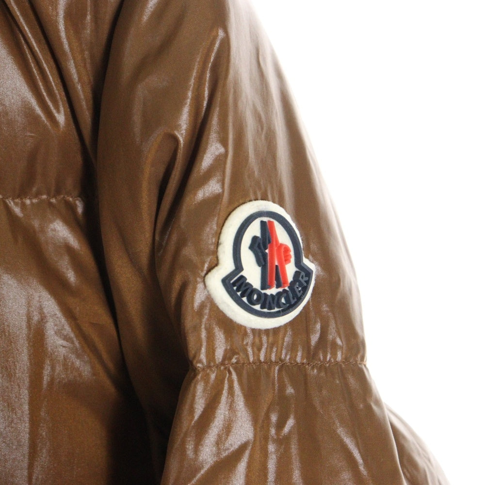 MONCLER(モンクレール) BARDANETTE ダウンジャケット ブラウン×グリーン ナイロン サイズ1 G20931A00058 68950