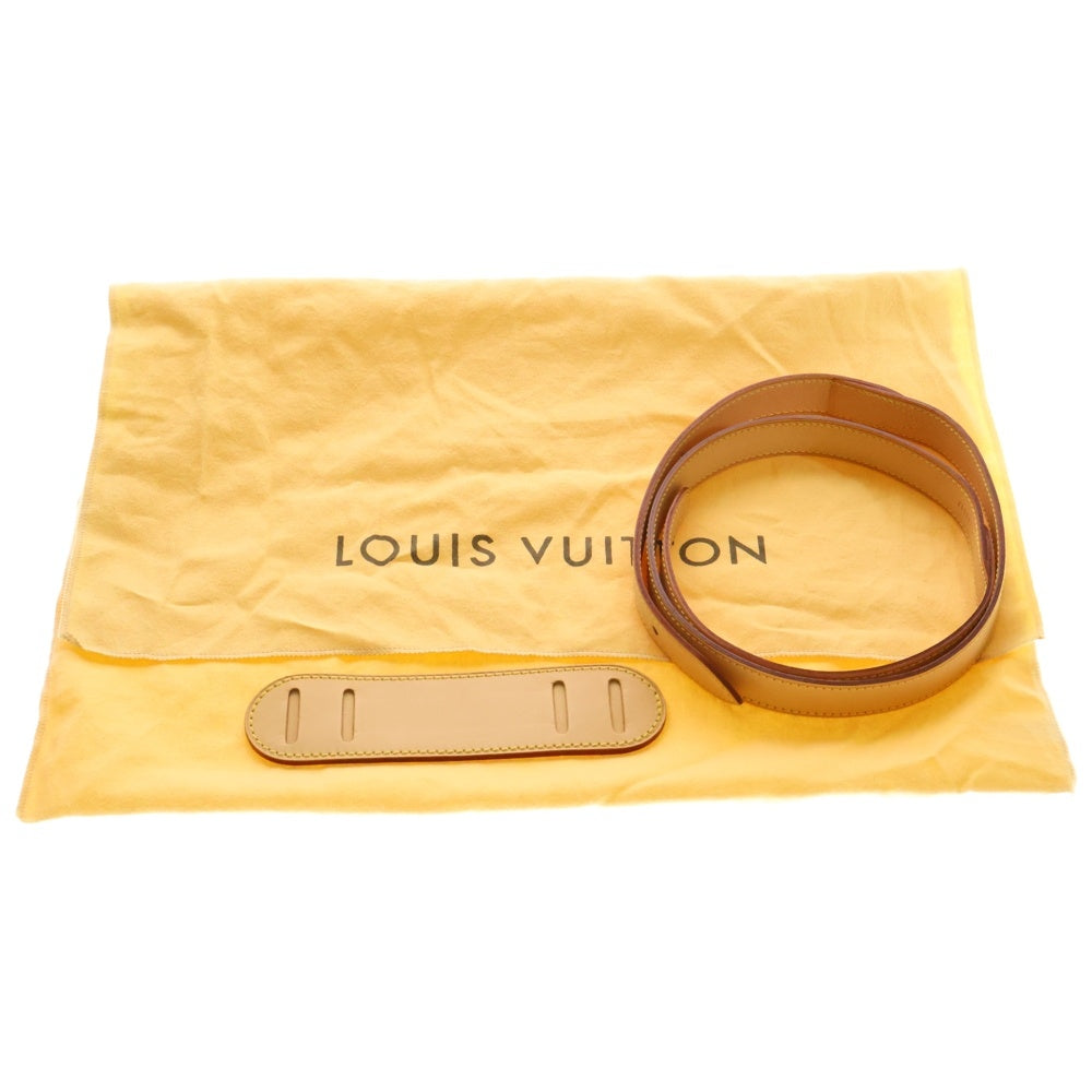 LOUIS VUITTON(ルイヴィトン) モノグラム ハドソンPM ショルダーバッグ ブラウン レザー×PVC ゴールド金具 M40027