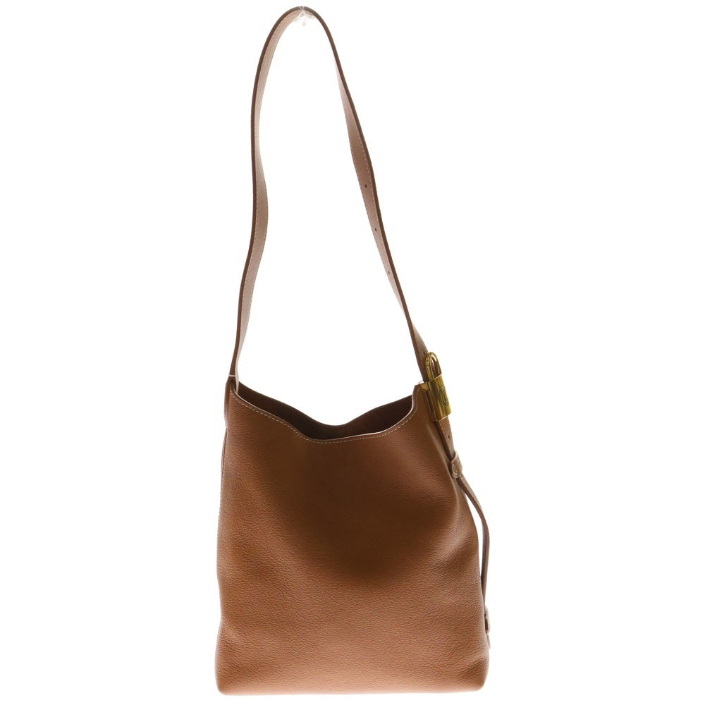 LOUIS VUITTON(ルイヴィトン) ロウキー ホーボーPM パドロック カーフレザー コニャック ワンショルダーバッグ ゴールド金具 ブラウン M25354