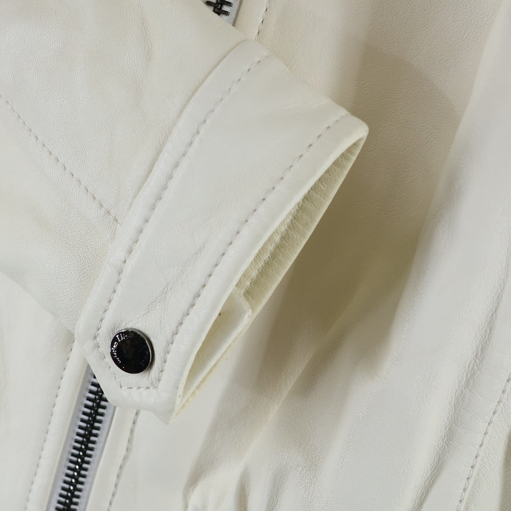 DIOR(ディオール) 18SS ×Niki de Saint Phalle ニキ ド サン ファル ドラゴンモチーフ バックプリント ジップアップ ジャケット ブルゾン ホワイト レディース 415V33AL075