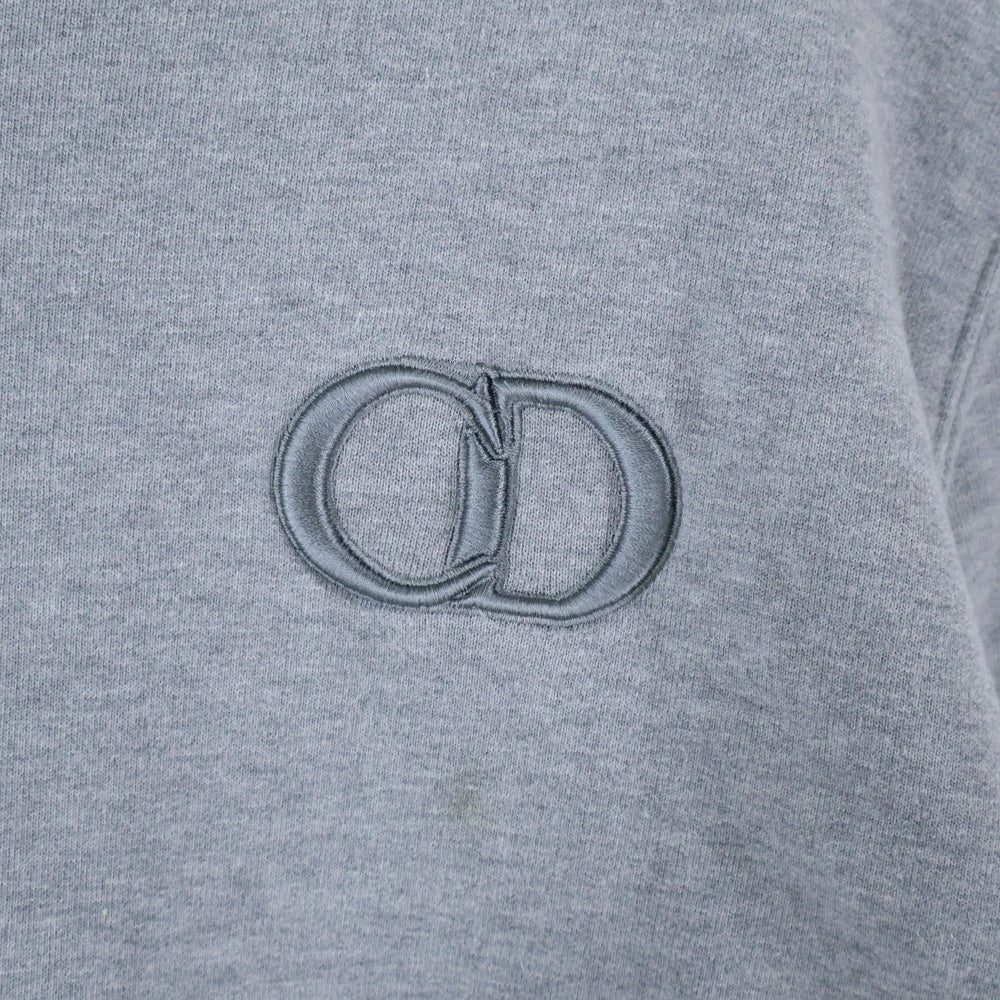 DIOR(ディオール) 19AW CDロゴ刺繍 クルーネック プルオーバースウェットトレーナー グレー 943J612A0531
