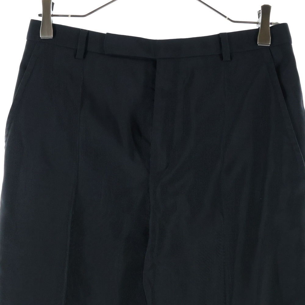 SAINT LAURENT PARIS(サンローランパリ) 23SS アセテート ウール ノータックスラックスパンツ トラウザーズ ブラック 774421