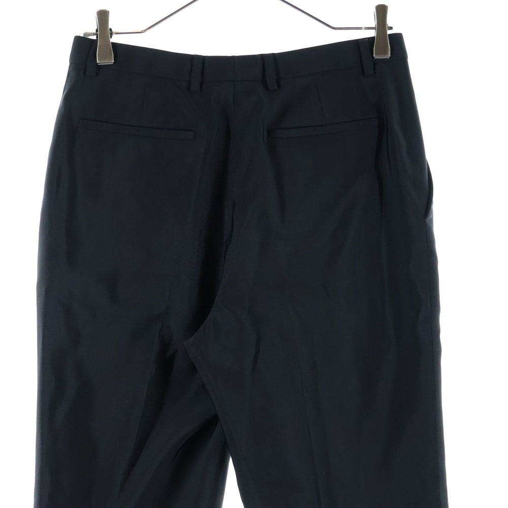 SAINT LAURENT PARIS(サンローランパリ) 23SS アセテート ウール ノータックスラックスパンツ トラウザーズ ブラック 774421