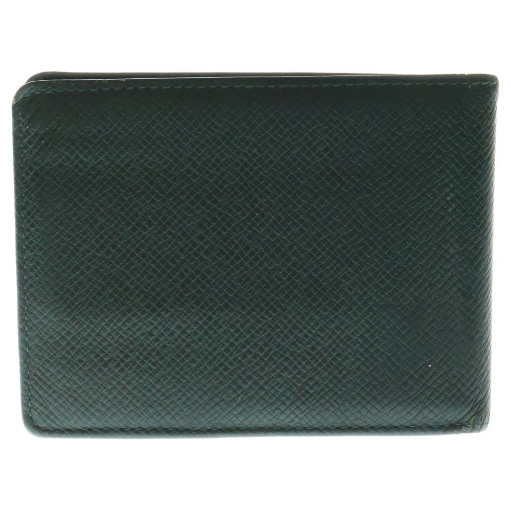 LOUIS VUITTON(ルイヴィトン) ポルト ビエ 3ヴォレ タイガ アルドワーズ レザーコンパクトウォレット 二つ折り財布 グリーン M30422
