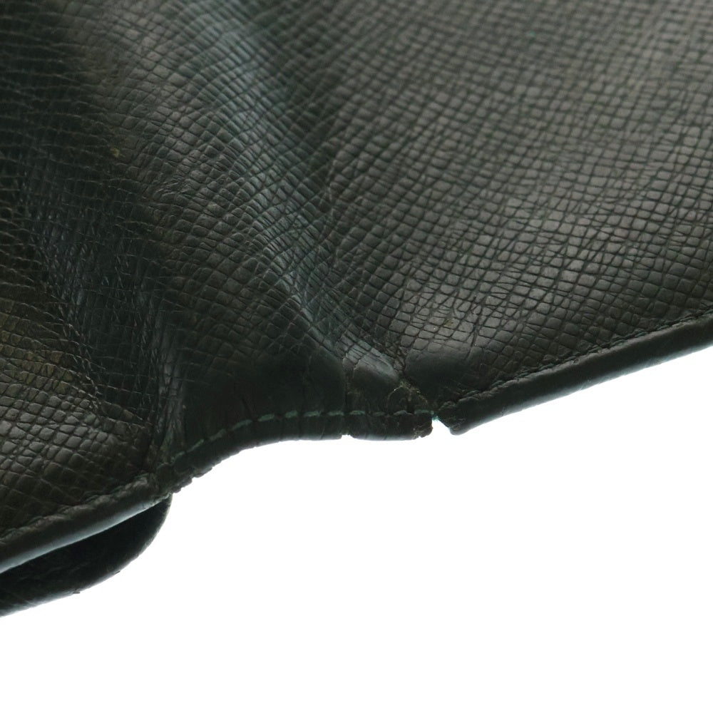 LOUIS VUITTON(ルイヴィトン) ポルト ビエ 3ヴォレ タイガ アルドワーズ レザーコンパクトウォレット 二つ折り財布 グリーン M30422