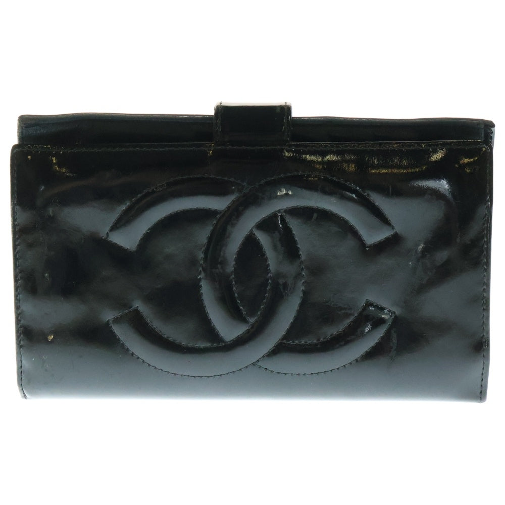 CHANEL(シャネル) ココマーク エナメルロングウォレット 長財布 レディース