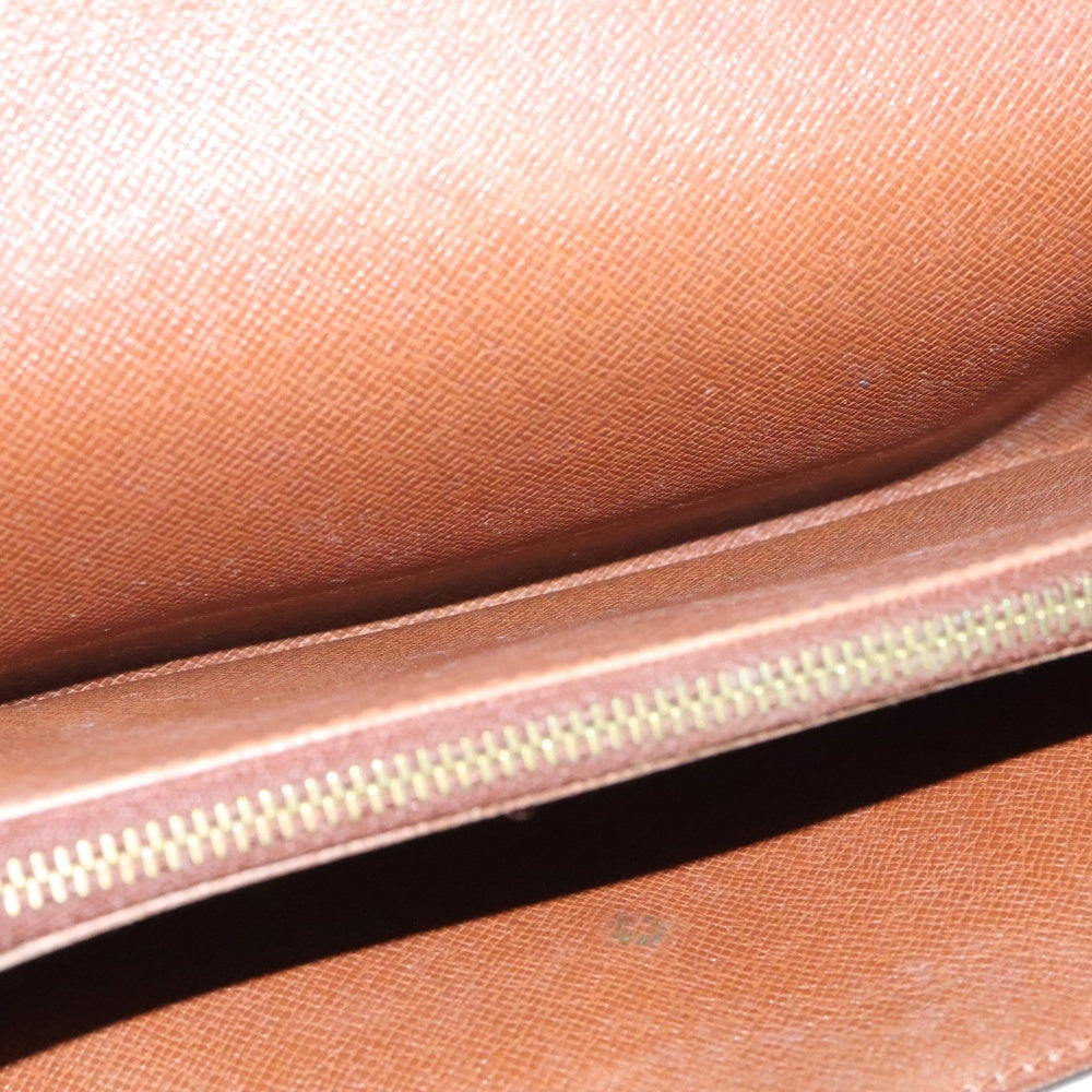 LOUIS VUITTON(ルイヴィトン) モノグラム ポルトモネクレディ レザーロングウォレット 長財布 ブラウン M61725