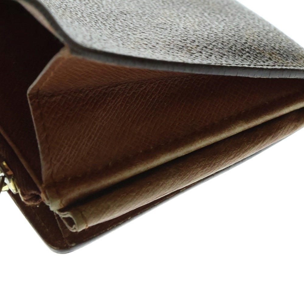 LOUIS VUITTON(ルイヴィトン) モノグラム ポルトモネクレディ レザーロングウォレット 長財布 ブラウン M61725
