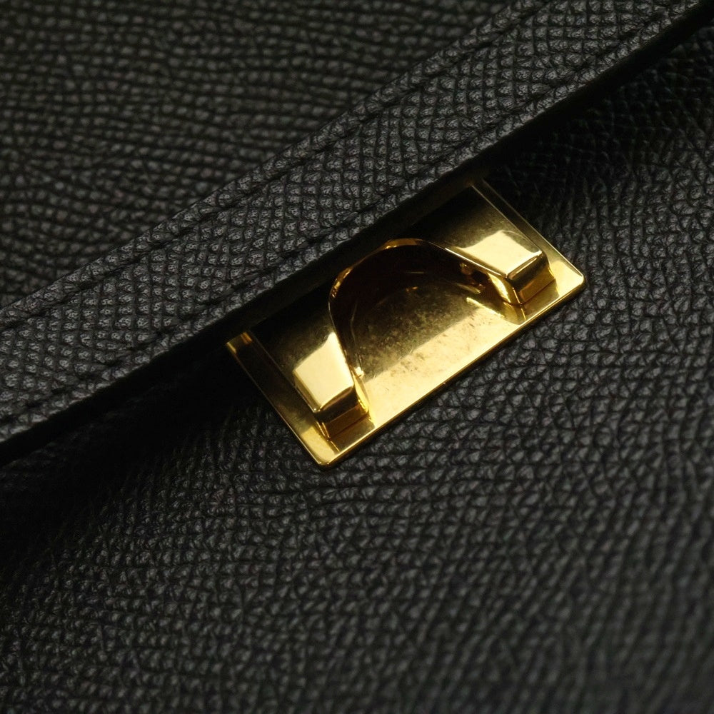 CELINE(セリーヌ) ベルトバッグ マイクロ 2WAYバッグ ショルダーバッグ ハンドバッグ ブラック ゴールド金具 レザー