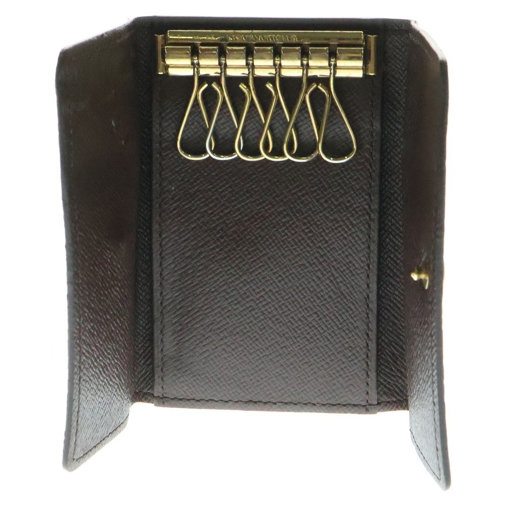 LOUIS VUITTON(ルイヴィトン) モノグラム ミュルティクレ6 キーケース キーリング バッグチャーム ブラウン ゴールド金具 PVC M62630