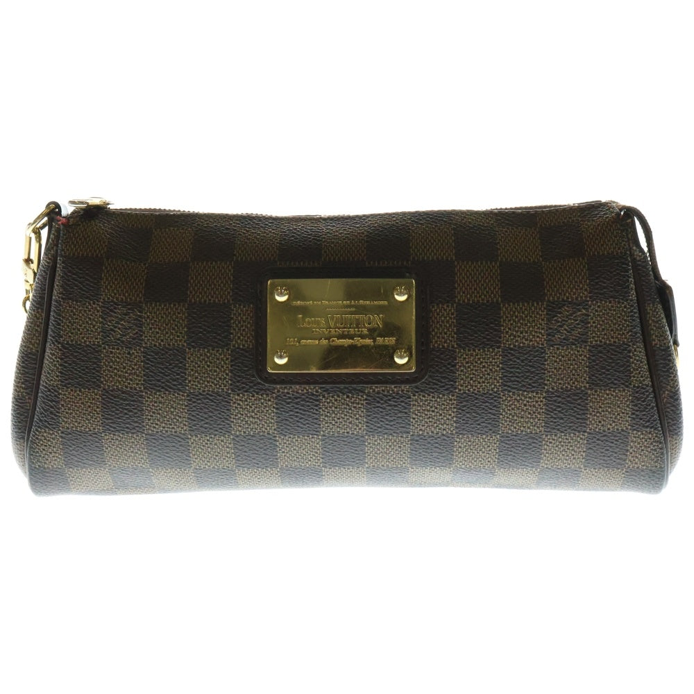 LOUIS VUITTON(ルイヴィトン) ダミエ エヴァ ハンドバッグ チェーンバッグ ブラウン ゴールド金具 N55213 レディース