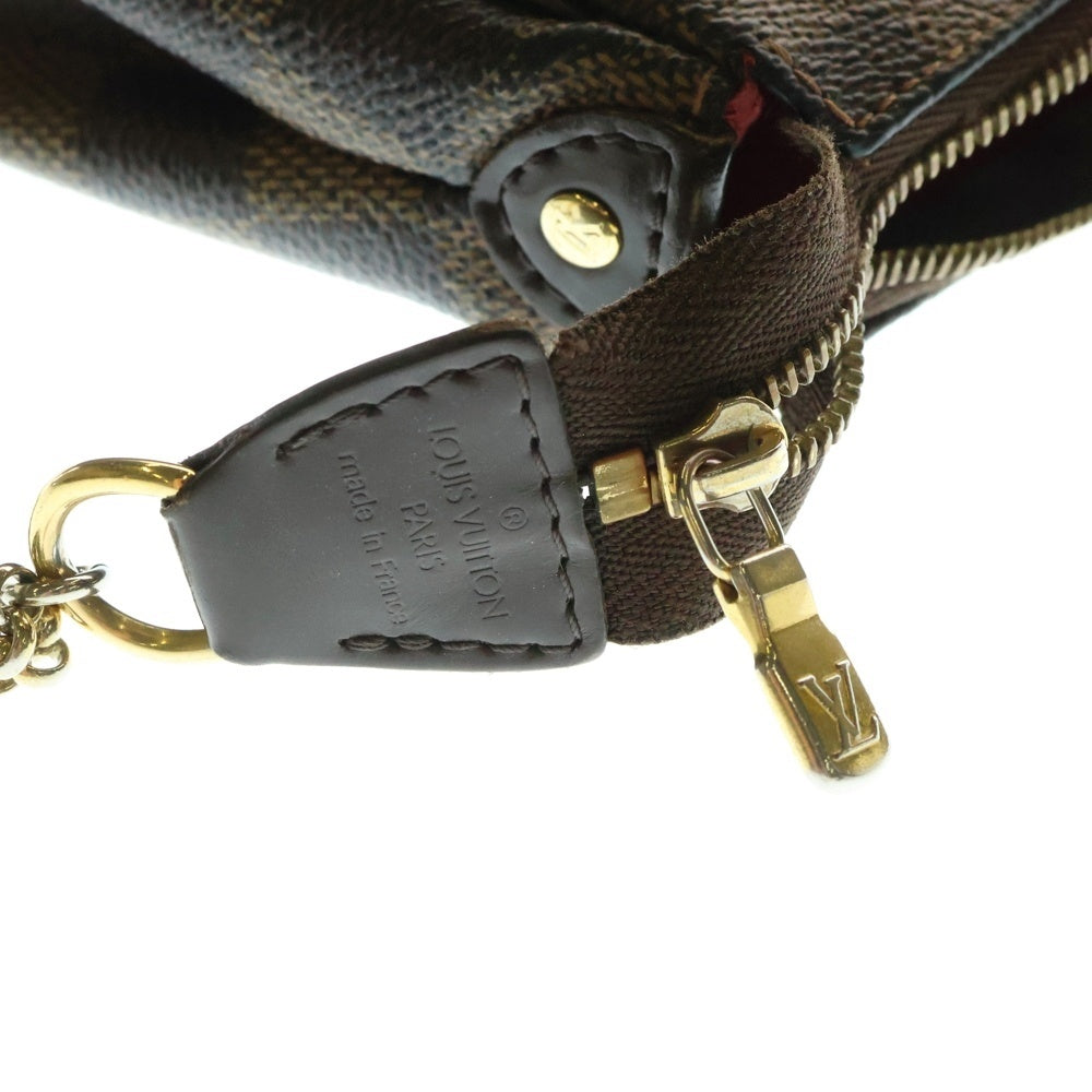 LOUIS VUITTON(ルイヴィトン) ダミエ エヴァ ハンドバッグ チェーンバッグ ブラウン ゴールド金具 N55213 レディース