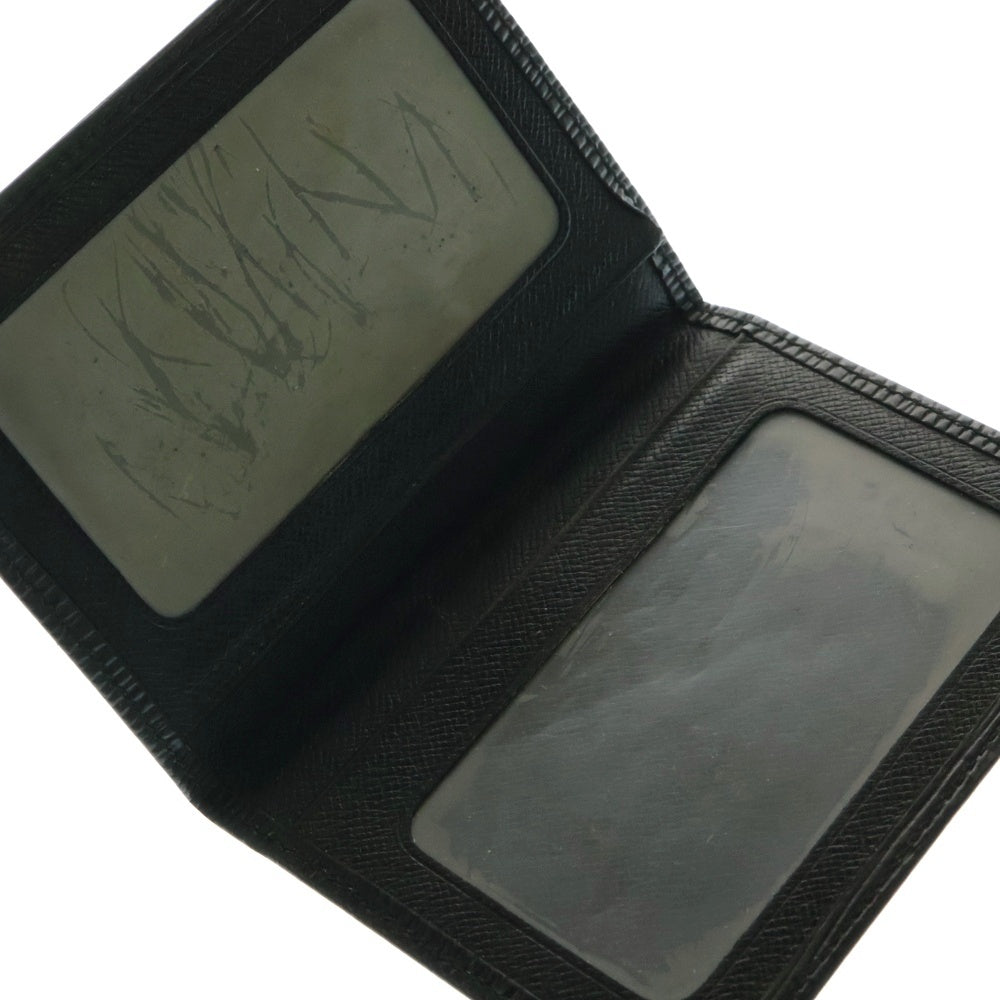 LOUIS VUITTON(ルイヴィトン) エピ ポルト2カルトヴェルティカル カードケース 名刺入れ ケース ブラック ノワール レザー M63202