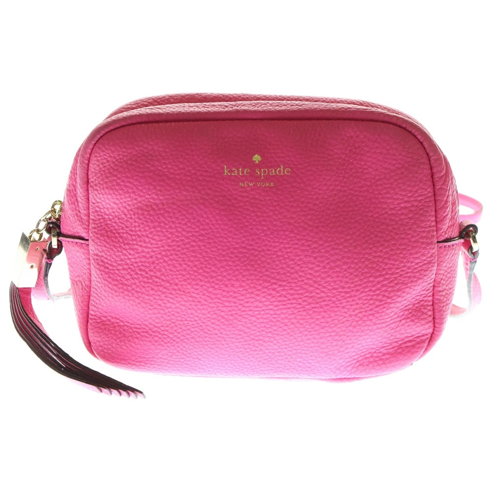 Kate Spade(ケイトスペード) ショルダーバッグ ミニバッグ ピンク レザー ゴールド金具