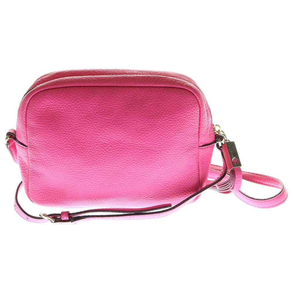 Kate Spade(ケイトスペード) ショルダーバッグ ミニバッグ ピンク レザー ゴールド金具