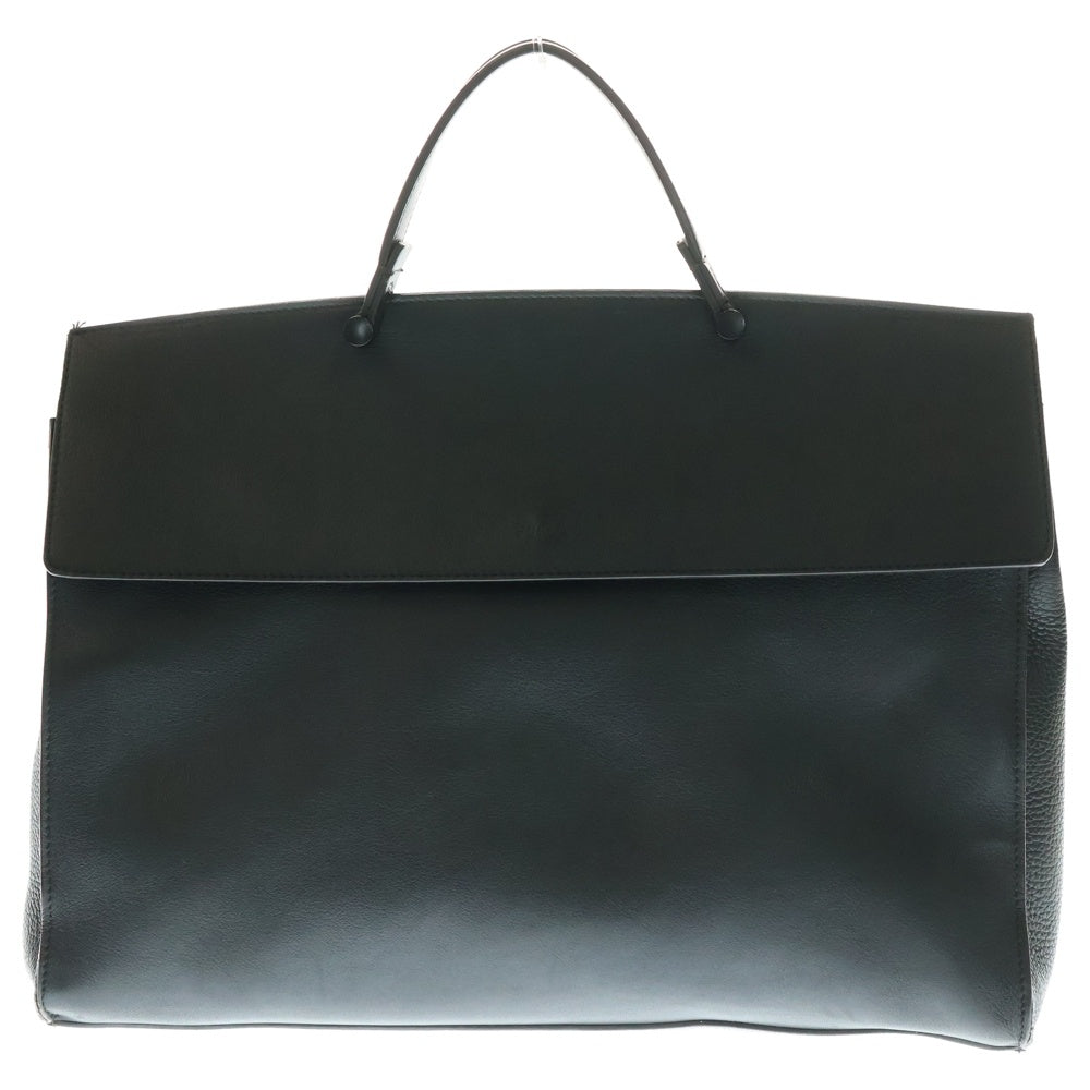 FURLA(フルラ) ロゴレザーブリーフケース ハンドバック ブラック