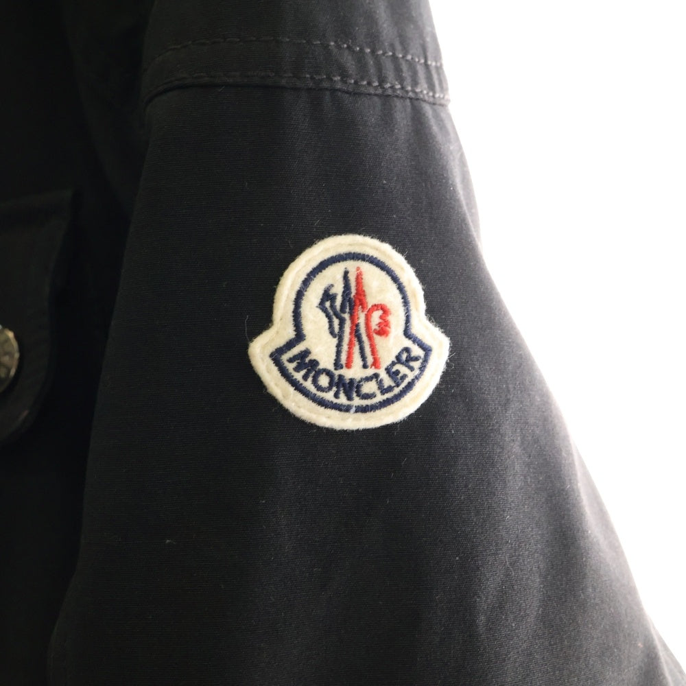 MONCLER(モンクレール) COLORADO コロラド ワッペンロゴ フーデッド ジップアップ ダウン ロング ジャケット コート ブラック レディース E20934986600 C0071