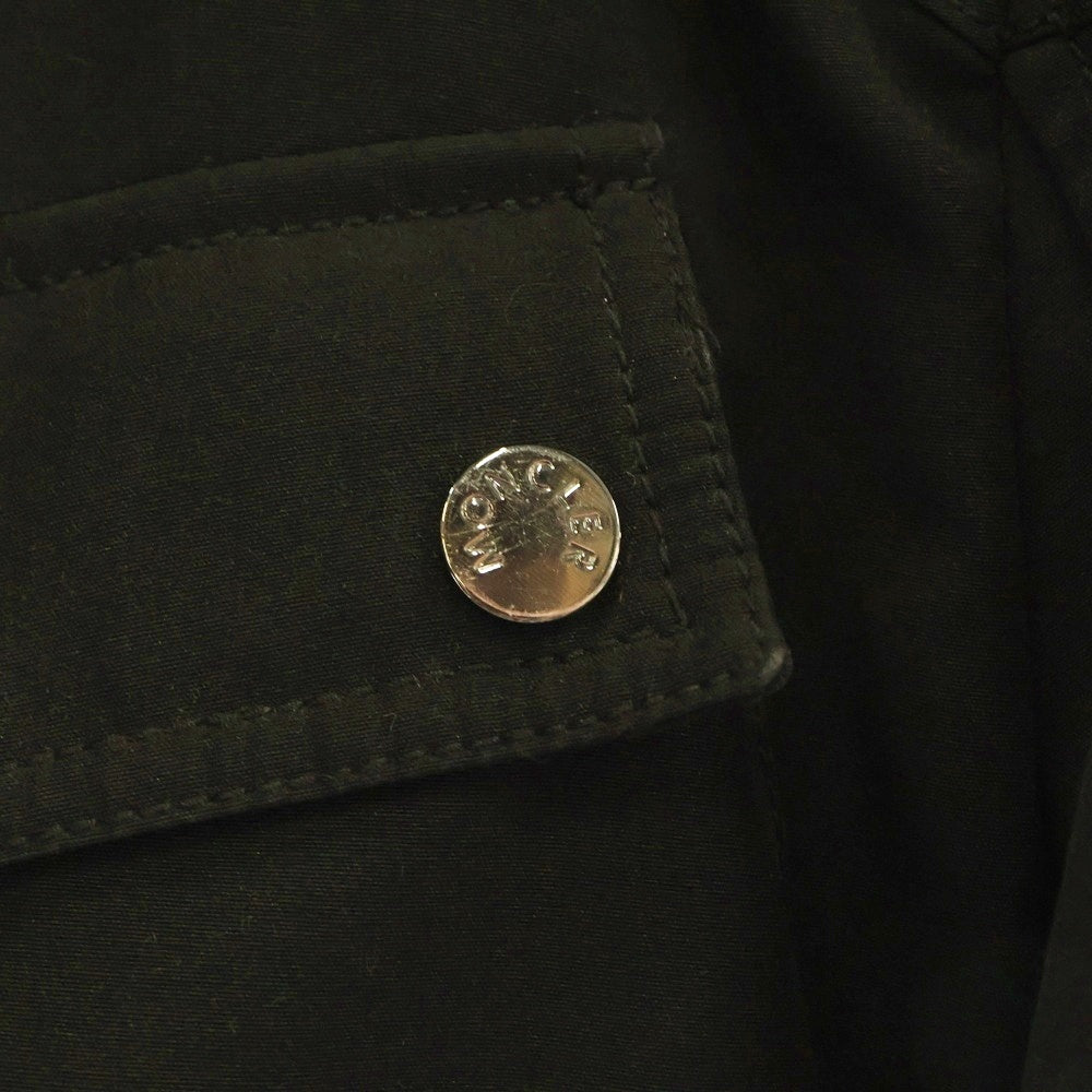 MONCLER(モンクレール) COLORADO コロラド ワッペンロゴ フーデッド ジップアップ ダウン ロング ジャケット コート ブラック レディース E20934986600 C0071