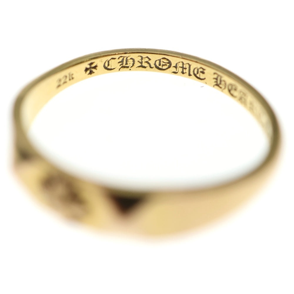 CHROME HEARTS(クロムハーツ) 22K BUBBLGM PYRAMID PLS バブルガムピラミッドプラス リング イエローゴールド