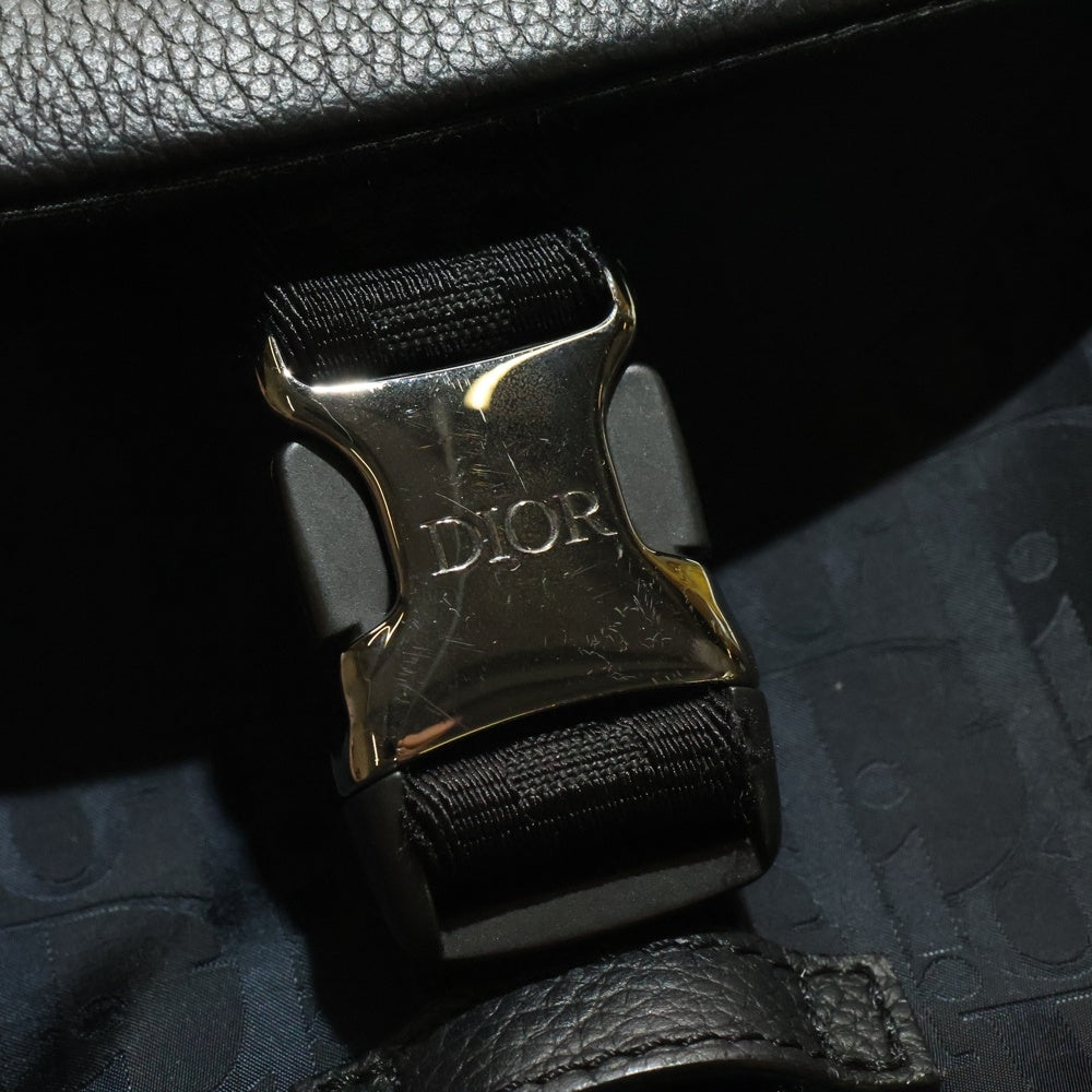 Christian Dior(クリスチャンディオール) オブリーク ミラージュ エクスプローラー リュックサック バックパック ミニ ブラック シルバー金具 1VOBA031YIH_H03E