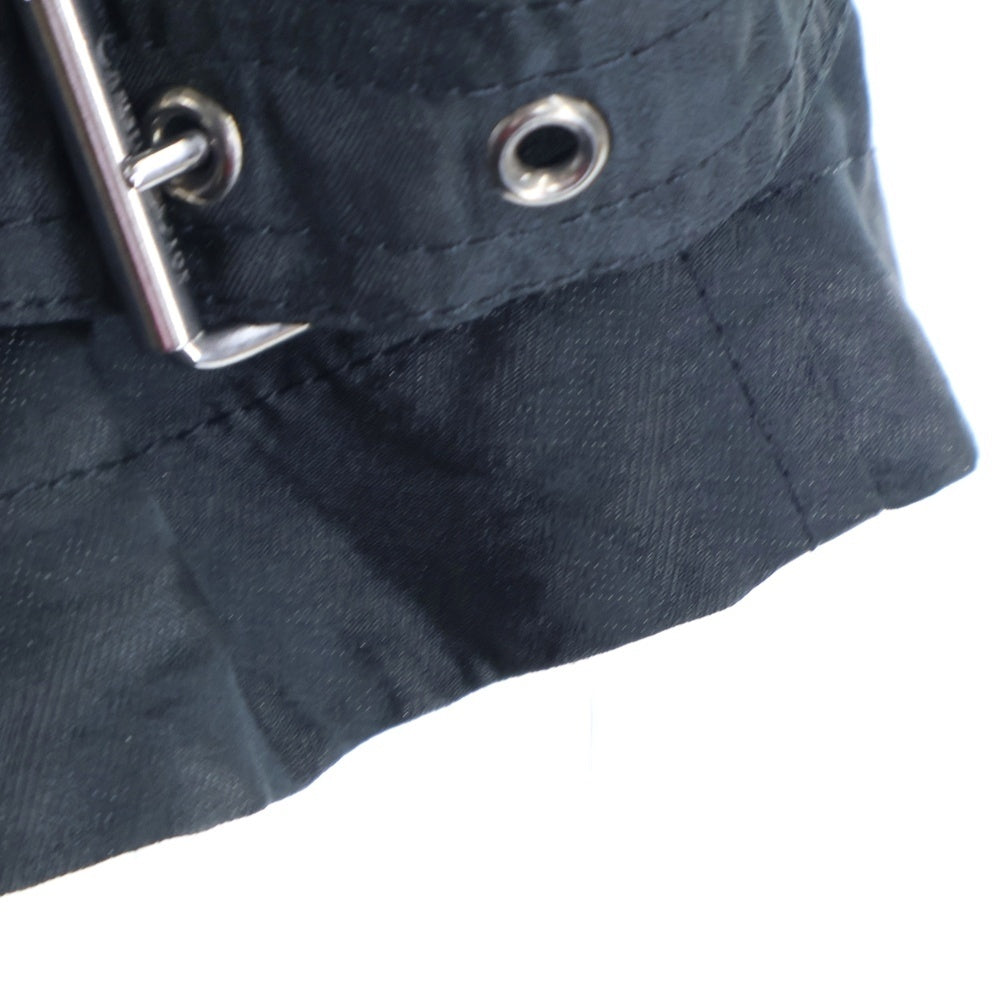 Christian Dior(クリスチャンディオール) 23AW ブラック モアレ BEEロゴ刺繍 変形 トレンチコート カナージュ キルティング ベスト ロングジャケット レディース 357M45A2787 82023