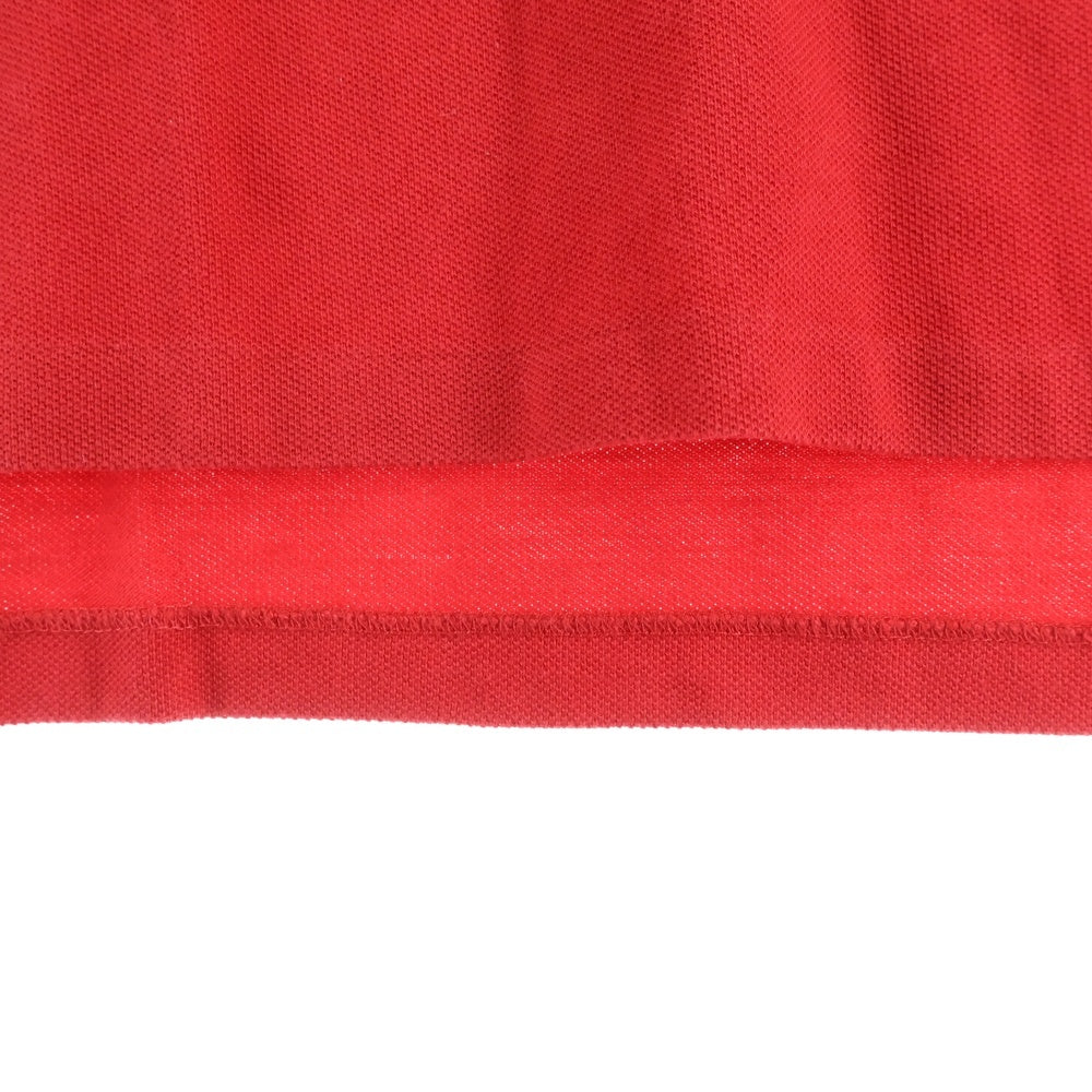 POLO RALPH LAUREN(ポロラルフローレン) フロントロゴ刺繍 半袖ポロシャツ レッド