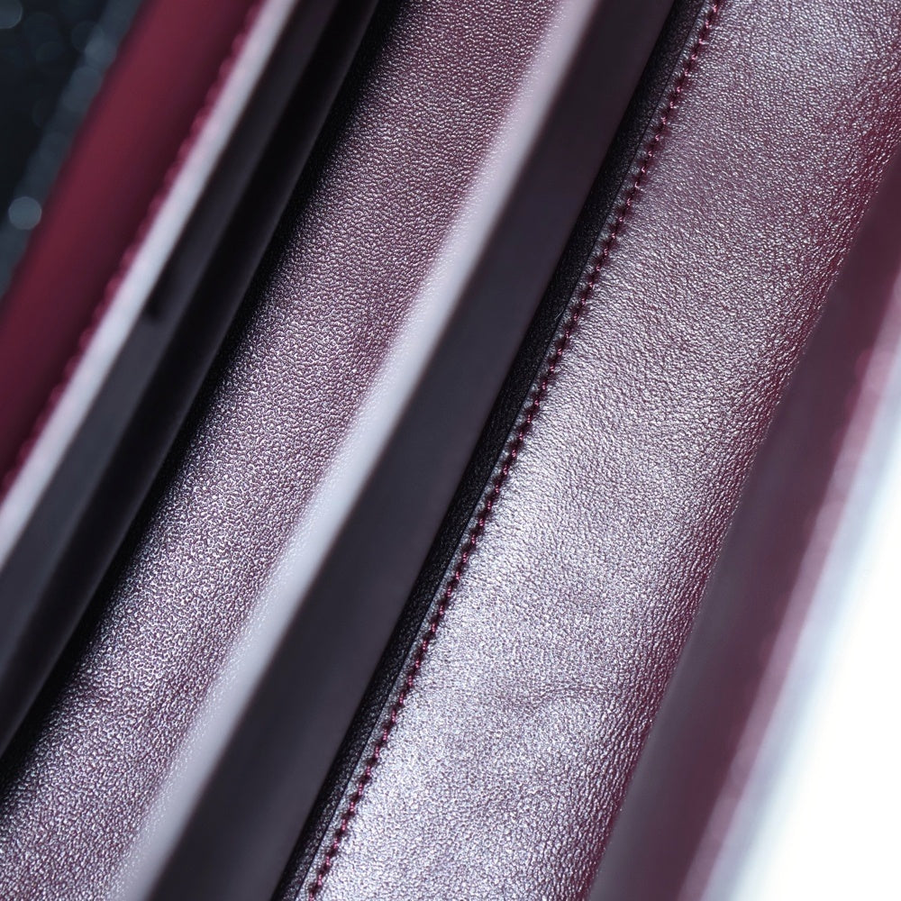 SAINT LAURENT PARIS(サンローランパリ) カサンドラ トップハンドル ミディアム 2wayハンドバック ショルダーバッグ ブラック レザー 578000