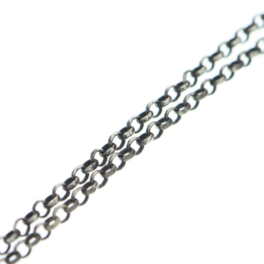 GUCCI(グッチ) インターロッキングG ロゴ チェーン ネックレス シルバー 455535