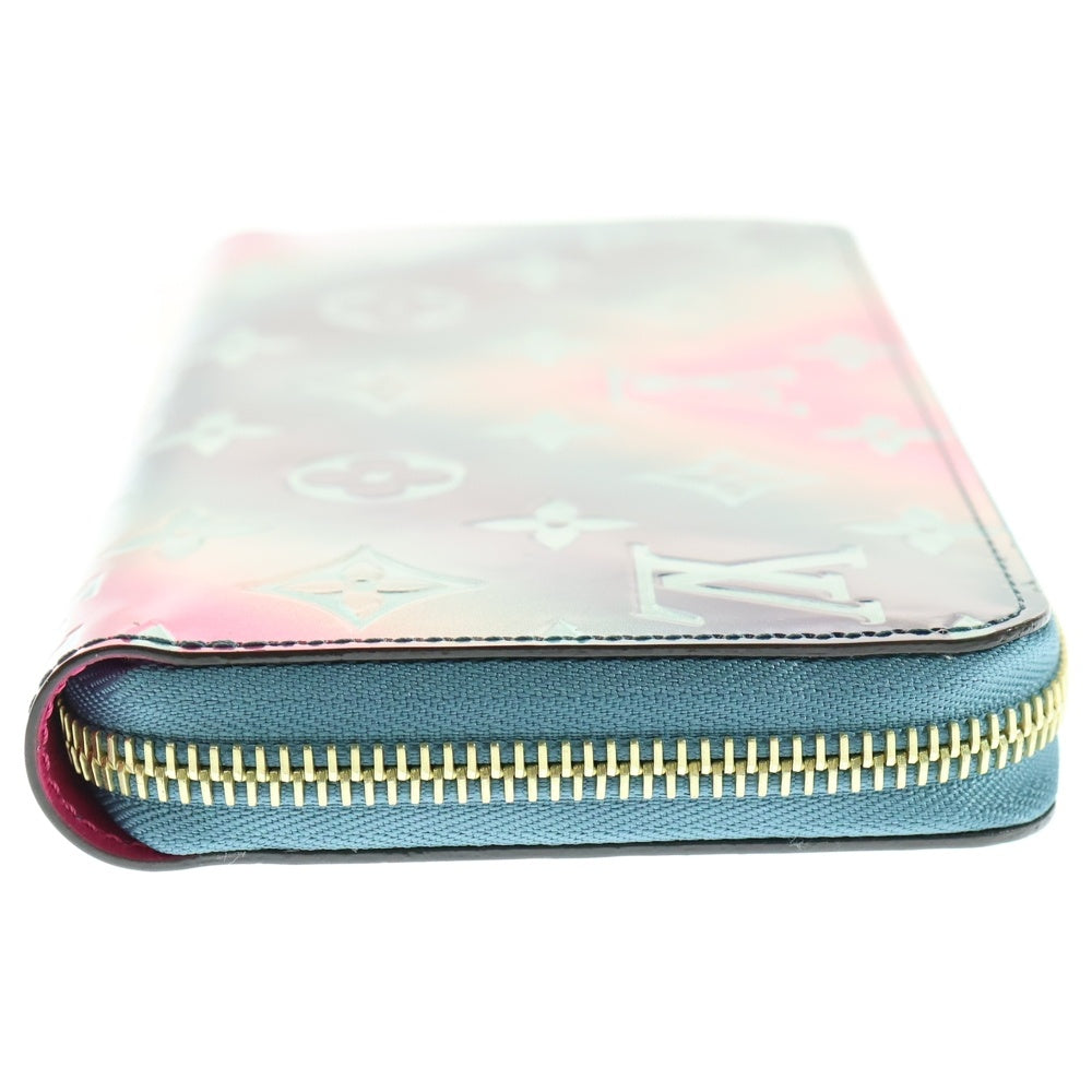LOUIS VUITTON(ルイヴィトン) ヴェルニ ジッピーウォレット 2020 バレンタイン限定 ロングウォレット 長財布 カードケース メタリックブルー M90520 ゴールド金具