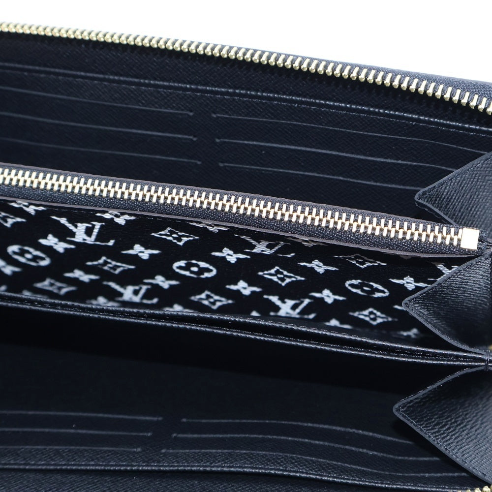 LOUIS VUITTON(ルイヴィトン) モノグラムジャングル ジッピーウォレット ロングウォレット 長財布 カードケース ブラック×ブラウン M44744 ゴールド金具