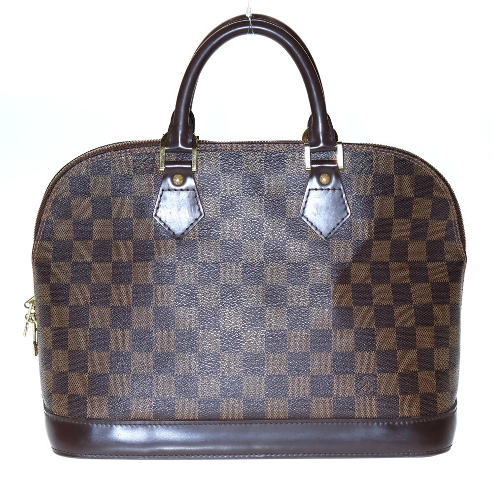 LOUIS VUITTON(ルイヴィトン) ダミエ アルマPM ハンドバッグ ブラウン ゴールド金具 レザー×PVC N51131