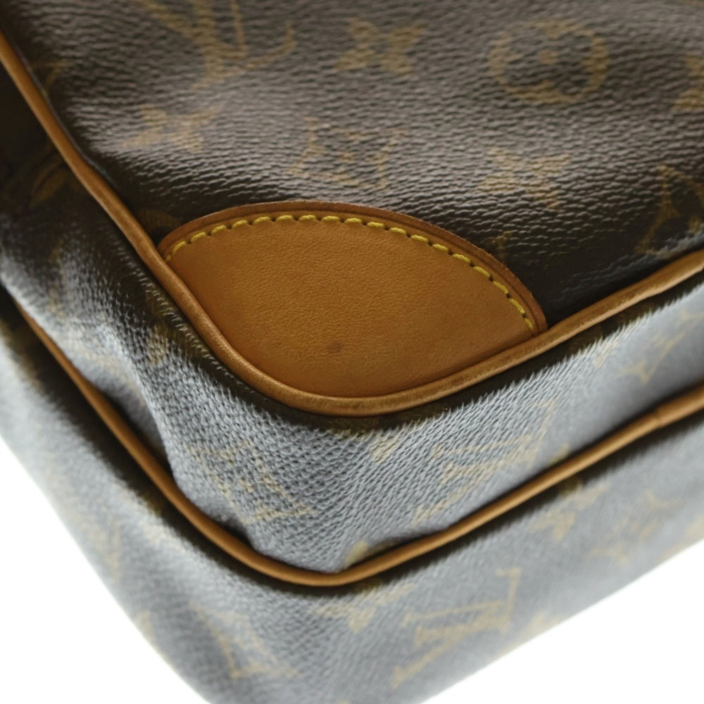 LOUIS VUITTON(ルイヴィトン) モノグラム アマゾン ショルダーバッグ ミニバッグ ブラウン レザー×PVC M45236 ゴールド金具