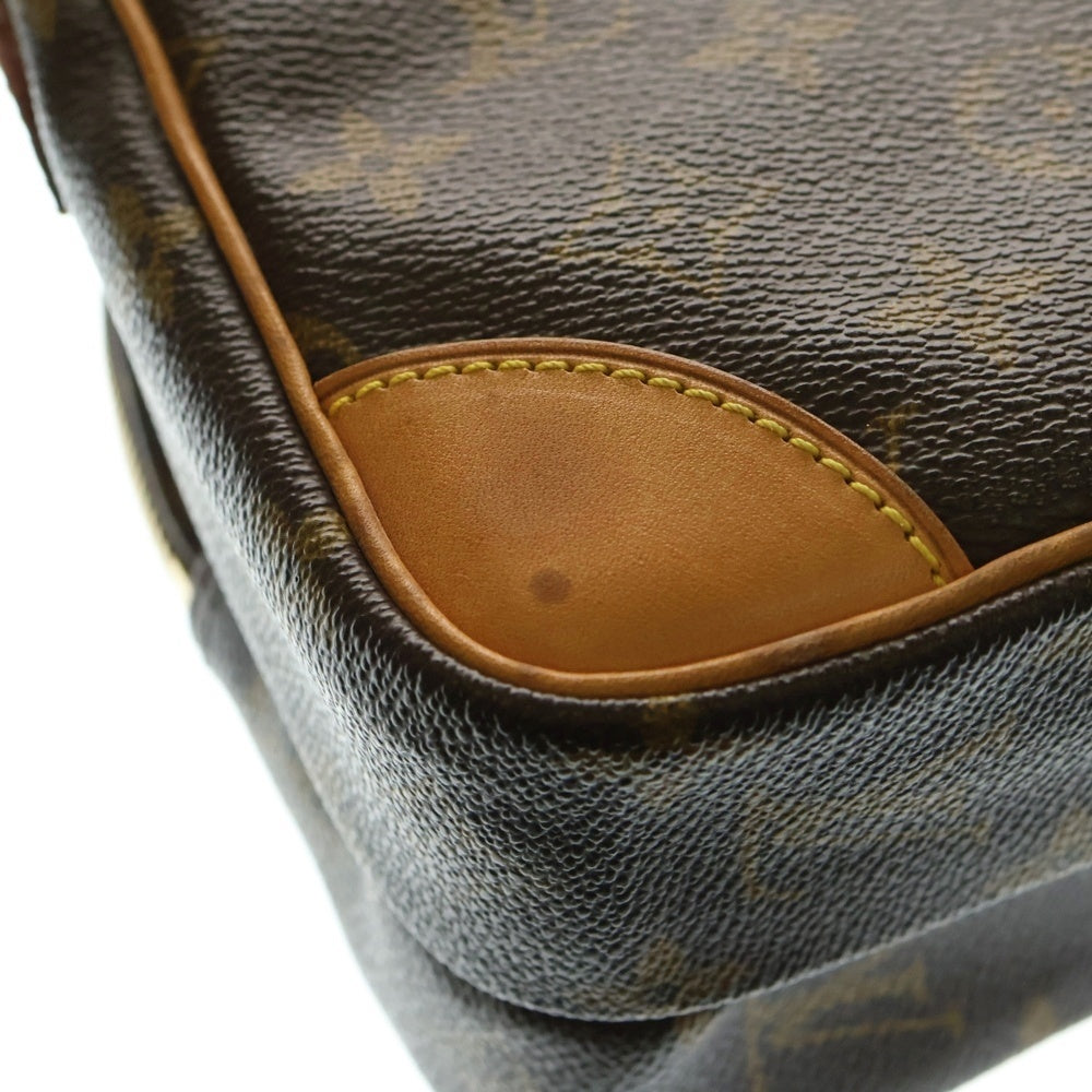 LOUIS VUITTON(ルイヴィトン) モノグラム アマゾン ショルダーバッグ ミニバッグ ブラウン レザー×PVC M45236 ゴールド金具