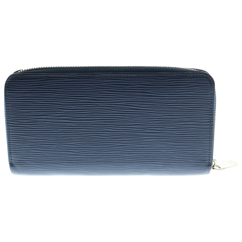LOUIS VUITTON(ルイヴィトン) ジッピーウォレット エピ レザー ラウンドファスナー ロングウォレット 長財布 シルバー金具 ネイビー M61873