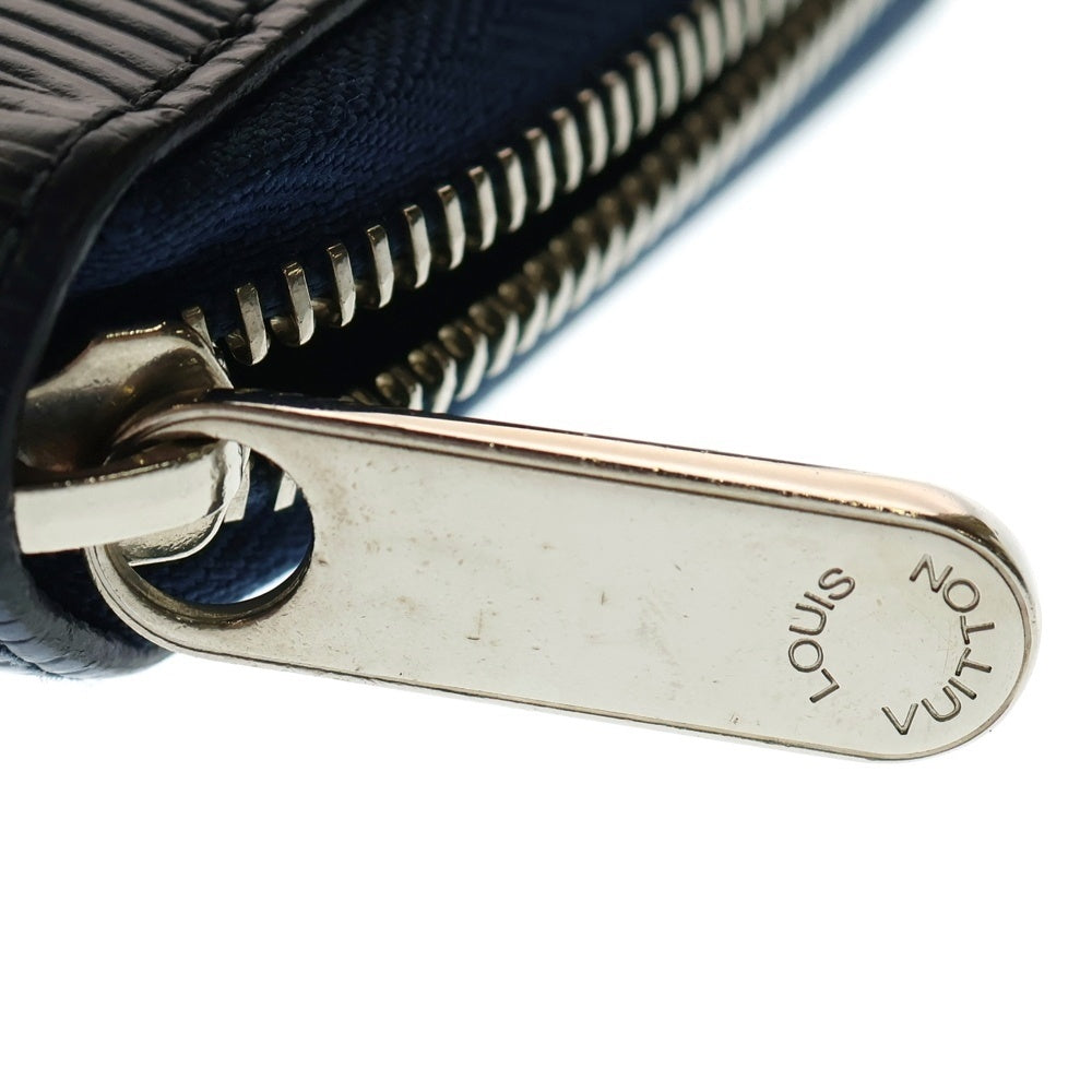 LOUIS VUITTON(ルイヴィトン) ジッピーウォレット エピ レザー ラウンドファスナー ロングウォレット 長財布 シルバー金具 ネイビー M61873
