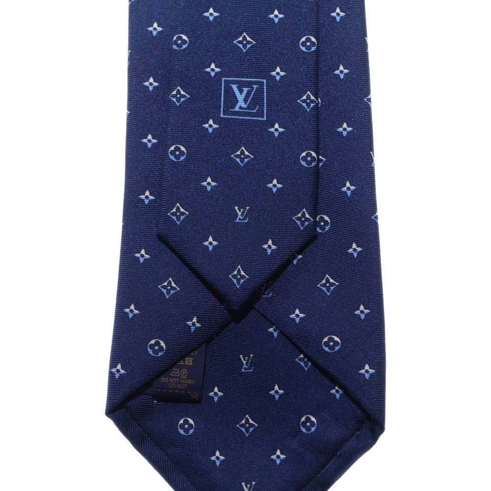 LOUIS VUITTON(ルイヴィトン) LV デュアル ネクタイ ブルー シルク M79429