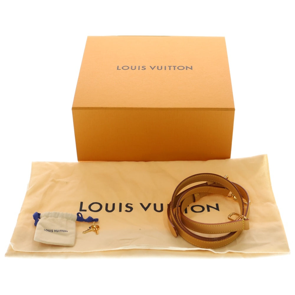 LOUIS VUITTON(ルイヴィトン) スピーディ バンドリエール25 モノグラム タイル PVC レザー 2WAY ハンド ショルダーバッグ ゴールド金具 ホワイト/ライトブルー M11264 レディース