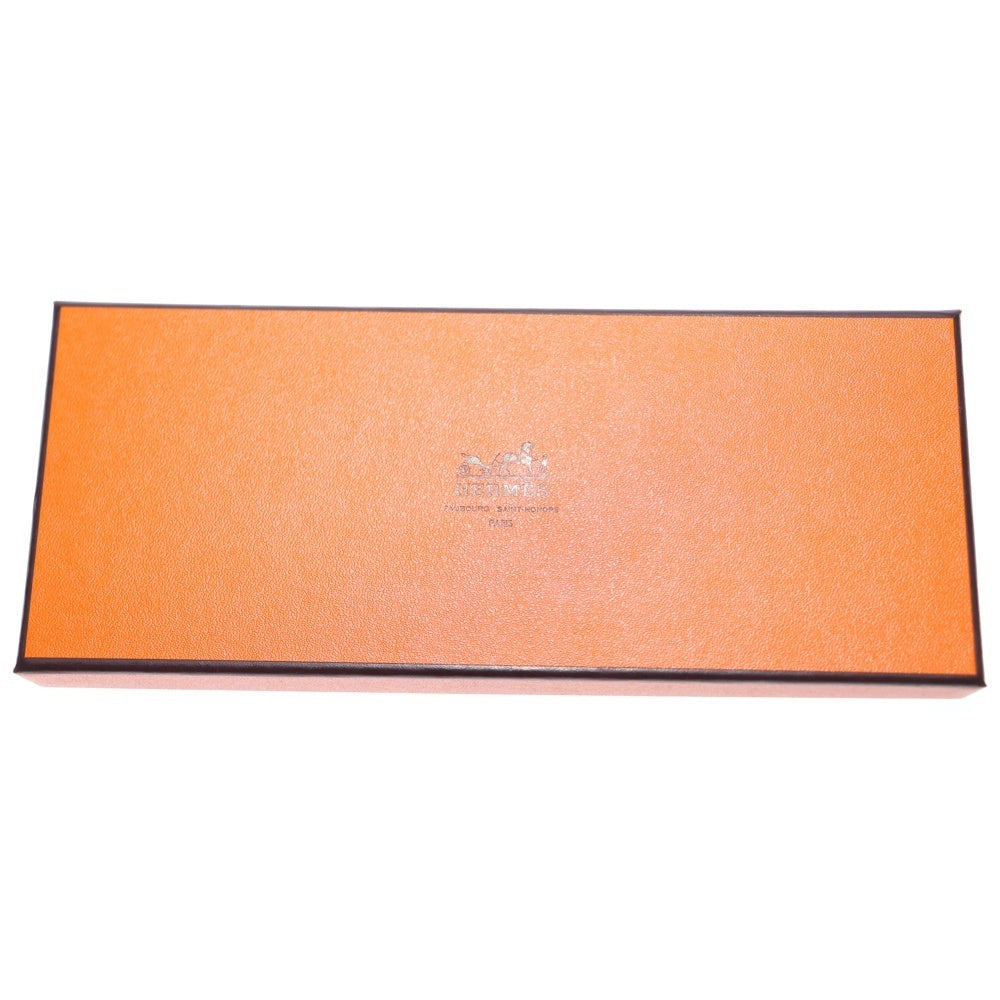 HERMES(エルメス) カレ45 シルクスカーフ ブリッド・ドゥ・ガラ・ ラブ ブラック×ホワイト×オレンジ×ブルー