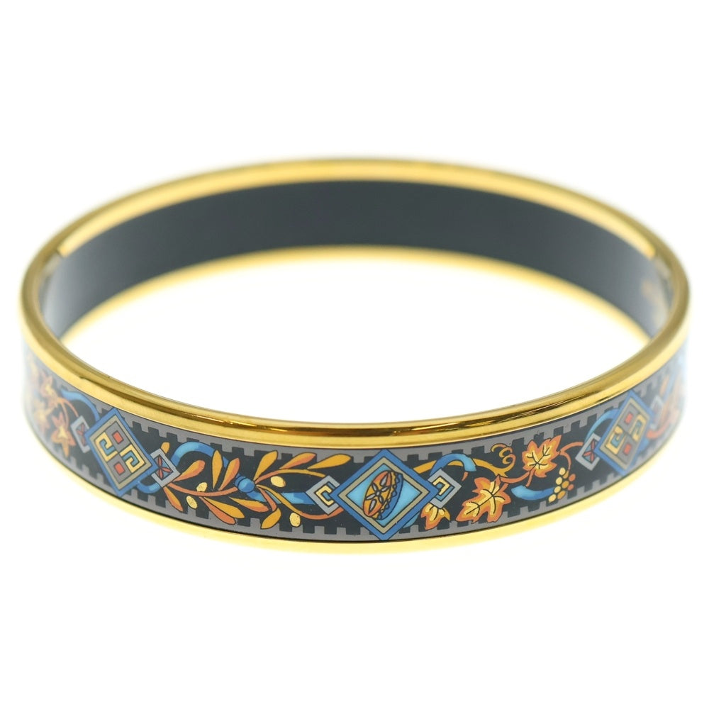 HERMES(エルメス) エマイユPM バングル ブレスレット ゴールド×ブラック GP