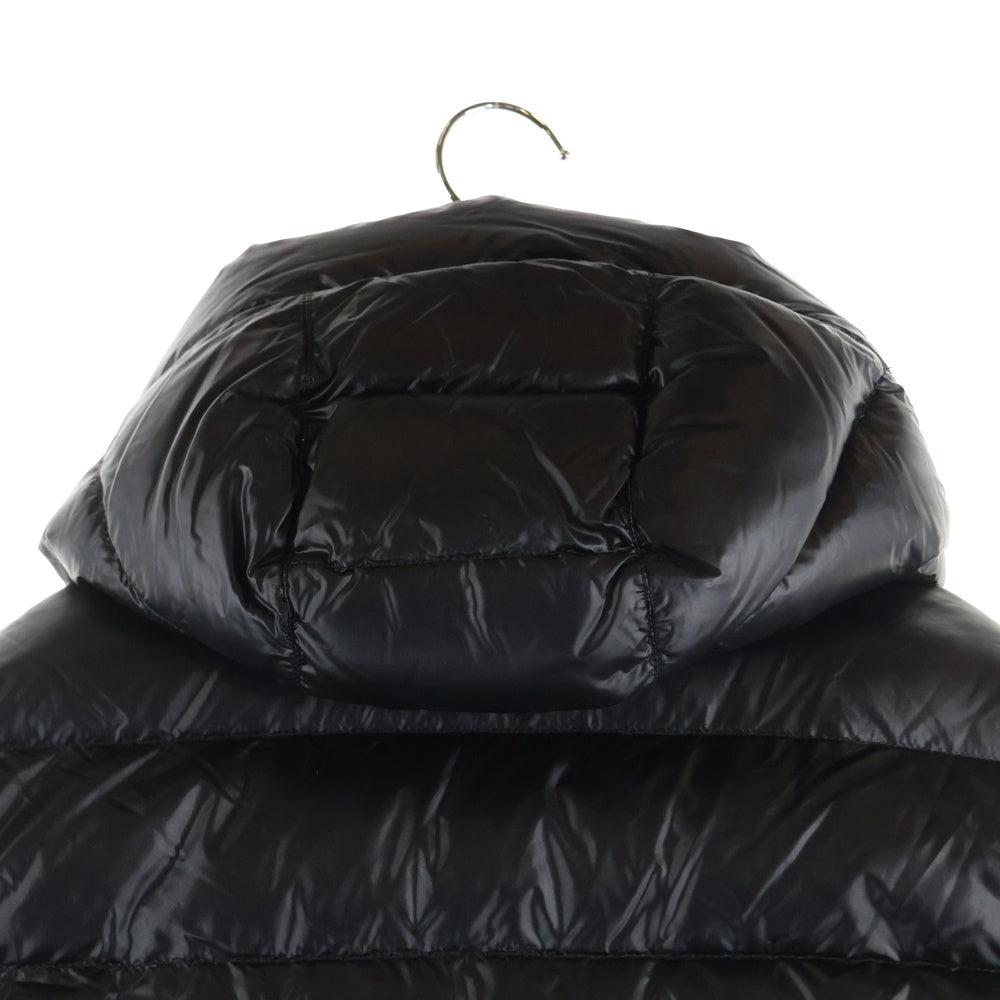 MONCLER(モンクレール) FEDOR ヒョードル ワッペンロゴ フーデッド ジップアップ ダウンジャケット ブラック 120914192705 53029