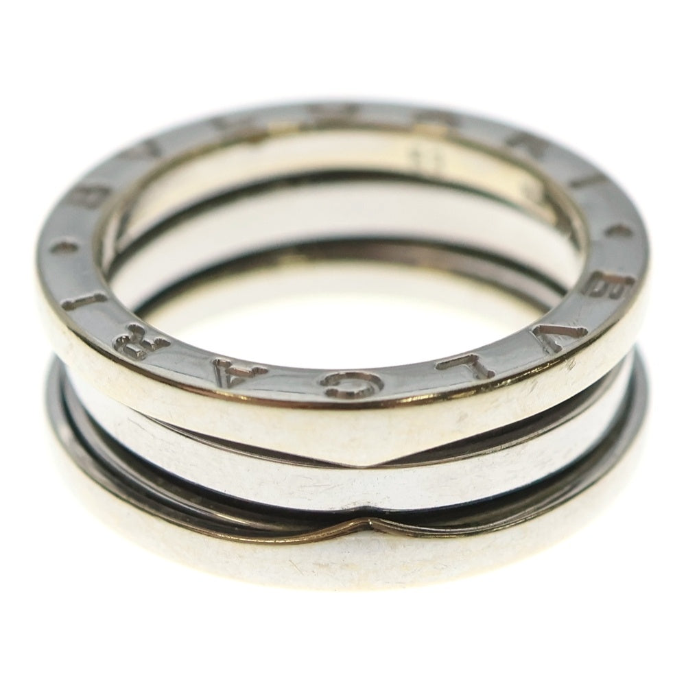 BVLGARI(ブルガリ) B.Zero1 ビーゼロワン リング Au750 K18 WG ホワイトゴールド 2バンド 指輪