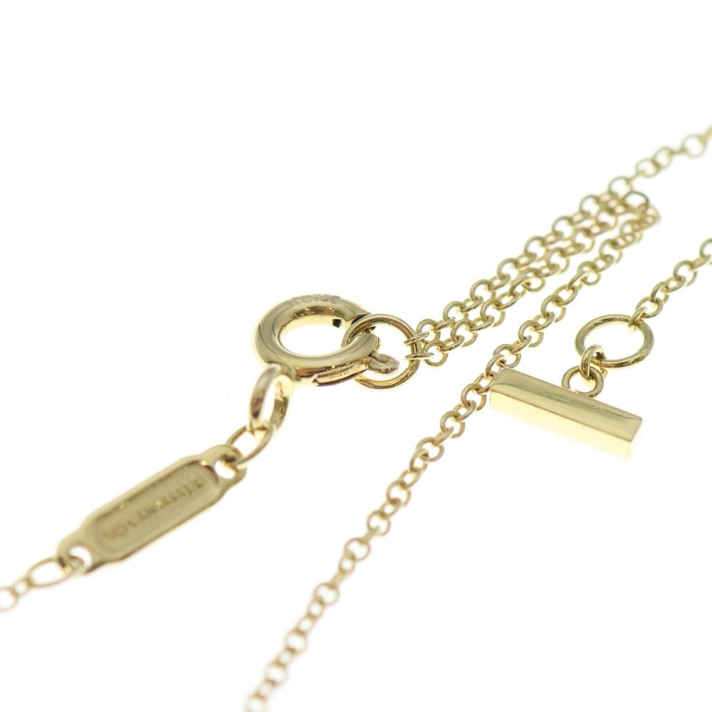 TIFFANY & Co.(ティファニー) Tスマイル ミニ ダイヤネックレス K18YG イエローゴールド