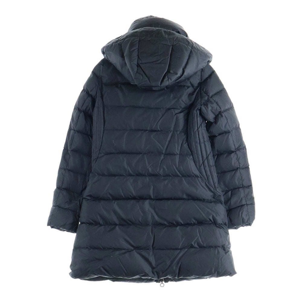 TATRAS(タトラス) POLITEAMA ポリテアマ フーデッド ジップアップ ダウン ロング ジャケット コート ブラック レディース LTAT20A4694-D