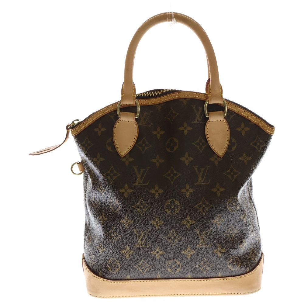 LOUIS VUITTON(ルイヴィトン) モノグラム ロックイット ハンドバッグ ブラウン レザー×PVC M40102 ゴールド金具